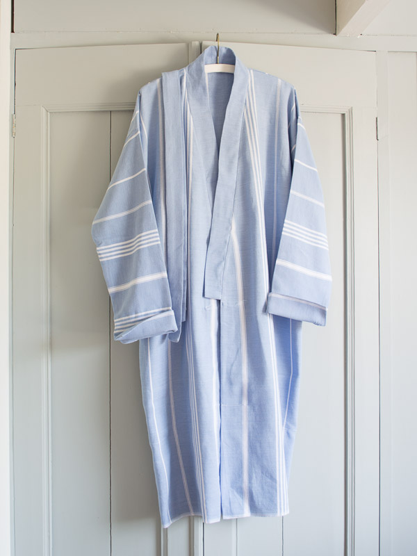 hammam bathrobe size M, blue